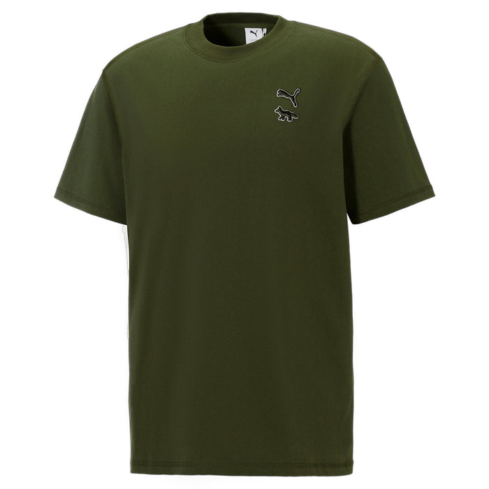 PUMA x MAISON KITSUNE Tee - Rifle Green