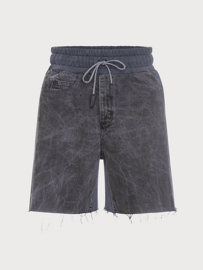 Buy Yin Yang Denim Shorts – Bottoms by Ksenia Schnaider | Ethical & Sustainable Fashion