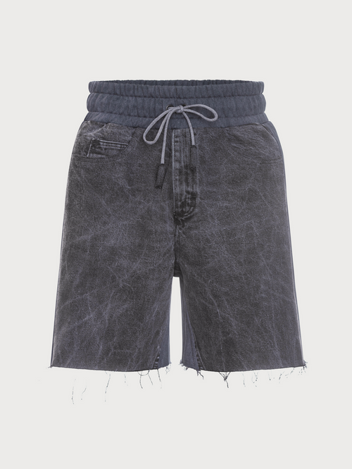 Buy Yin Yang Denim Shorts – Bottoms by Ksenia Schnaider | Ethical & Sustainable Fashion