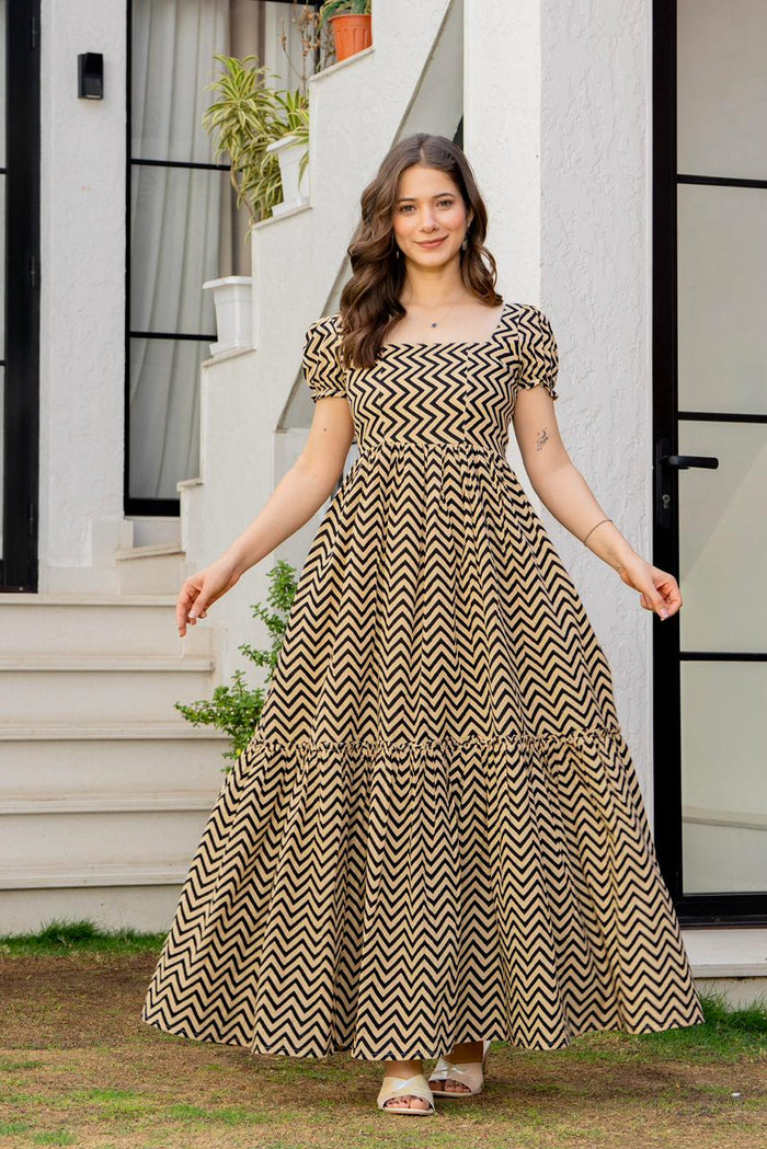 ZIGZAG BREEZE MAXI DRESS