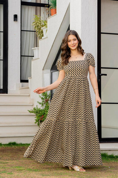 ZIGZAG BREEZE MAXI DRESS