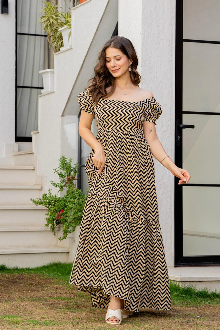 ZIGZAG BREEZE MAXI DRESS