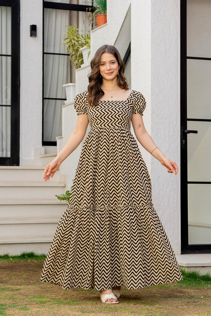 ZIGZAG BREEZE MAXI DRESS